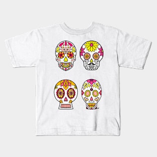 Sugar Skulls - Neon Kids T-Shirt